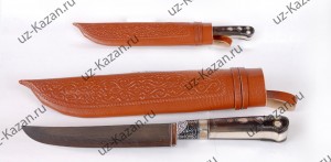Узбекский нож Дамаск «Пчак» №8